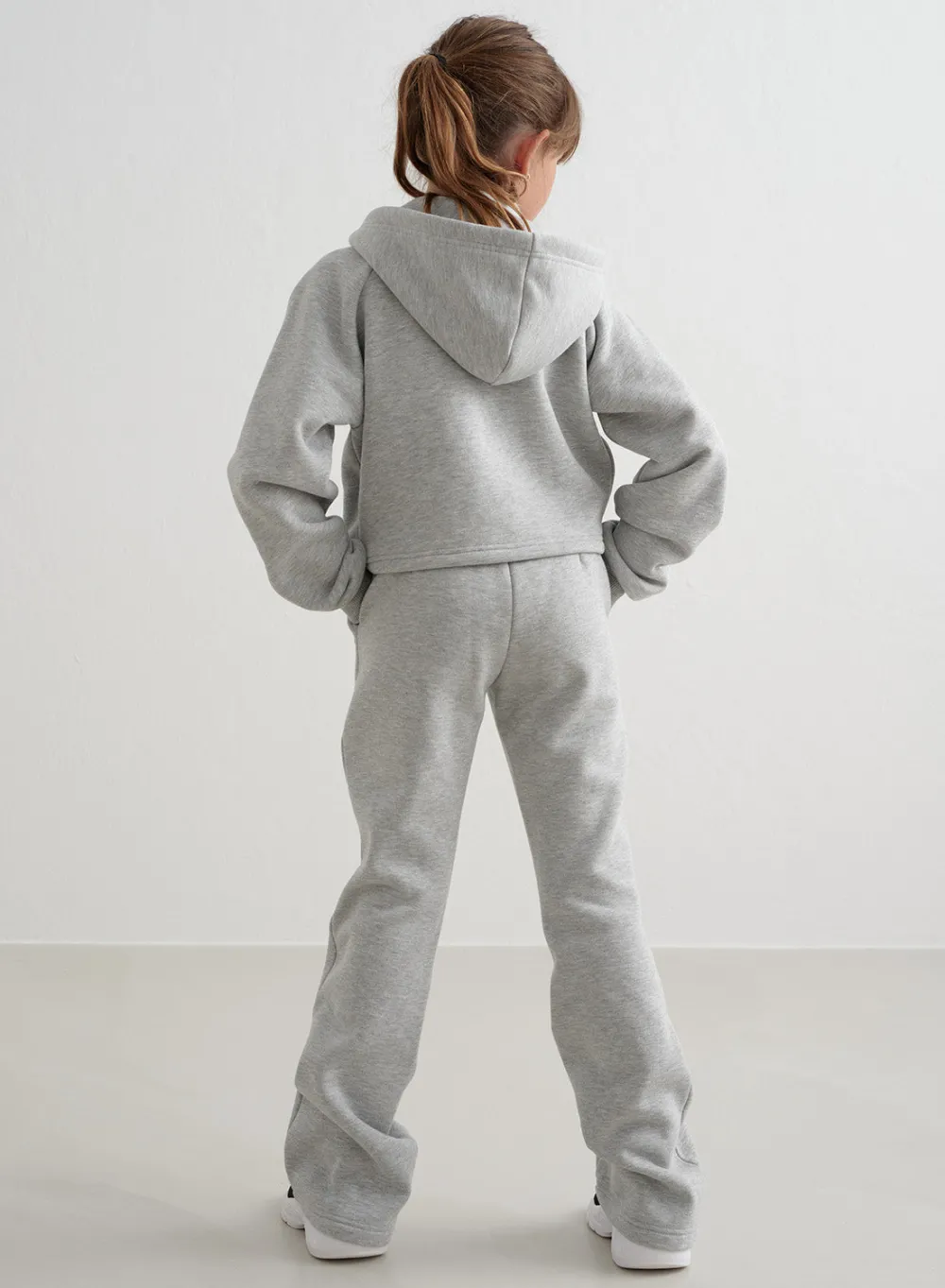 Workout Pants^AIM’N Young Flare Sweatpants Grey melange