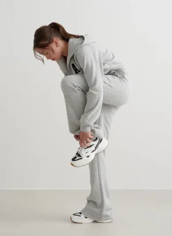 Workout Pants^AIM’N Young Flare Sweatpants Grey melange