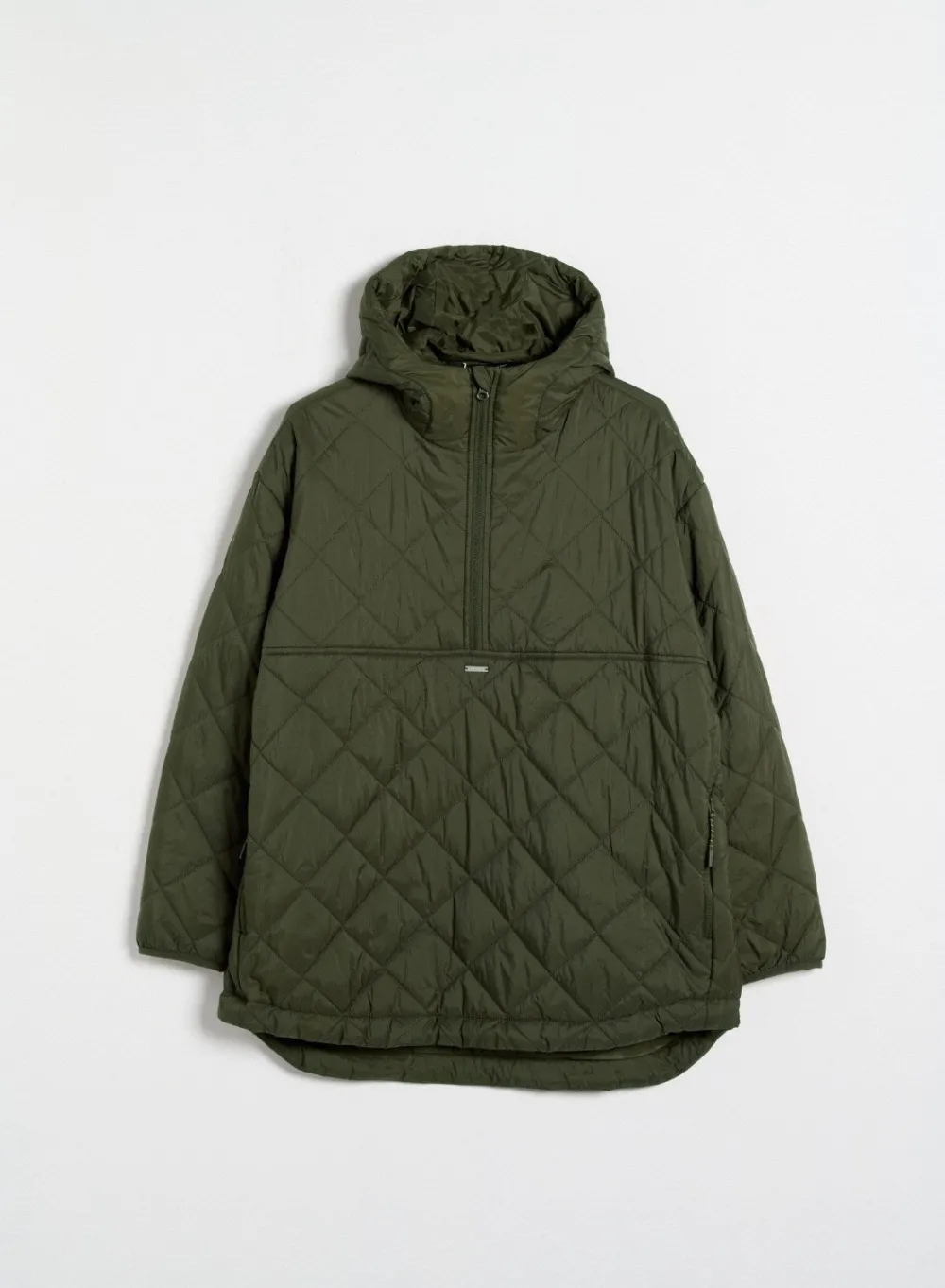 Anorakker|Høstjakker^AIM’N Oversized Quilted Anorak Khaki