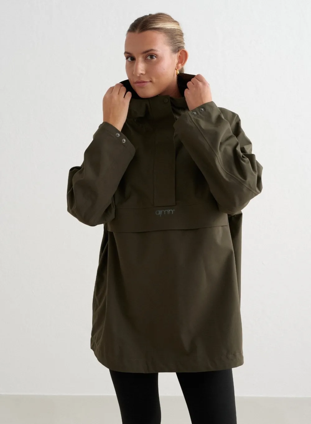 Anorakker|Høstjakker^AIM’N Waterproof Oversized Anorak Khaki