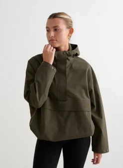 Anorakker|Høstjakker^AIM’N Waterproof Oversized Anorak Khaki