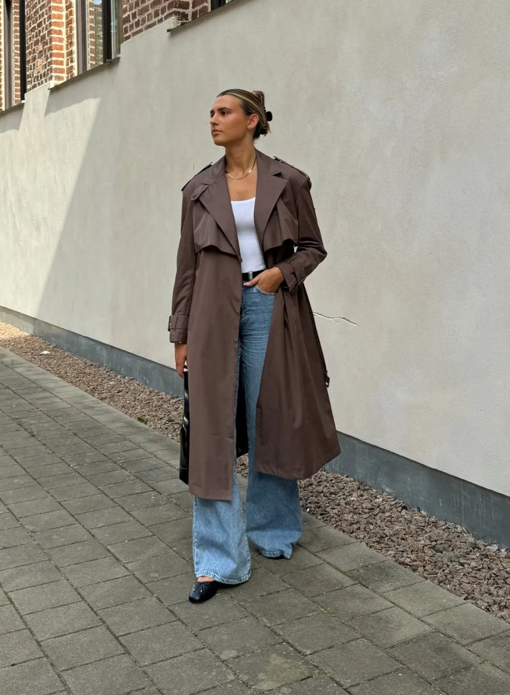Høstjakker|Jakker Til Hverdags^AIM’N Recycled Tech Trench Coat Macchiato