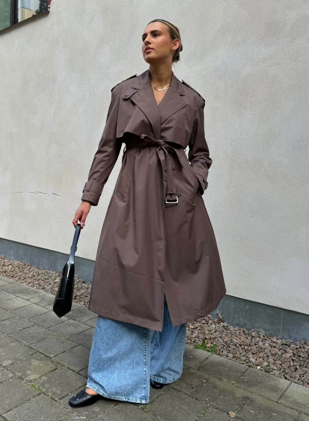 Høstjakker|Jakker Til Hverdags^AIM’N Recycled Tech Trench Coat Macchiato