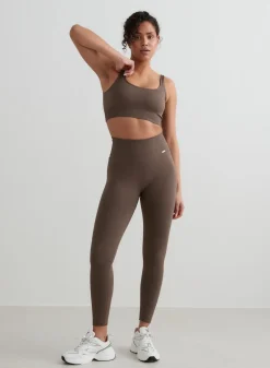 Treningstights|Ribbete Tights^AIM’N Ribbed Seamless Tights Macchiato
