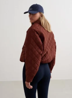 Høstjakker|Jakker Til Hverdags^AIM’N Quilted Femme Jacket Mahogany