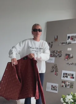 Høstjakker|Jakker Til Hverdags^AIM’N Quilted Femme Jacket Mahogany