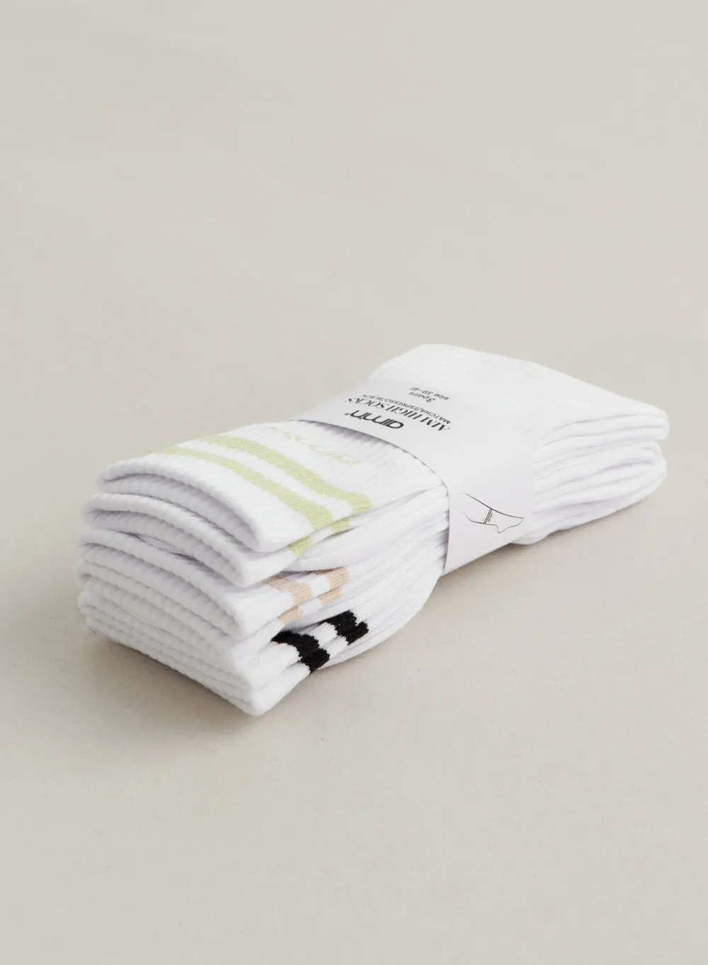 Sokker^AIM’N Aim High Socks 3-Pack Matcha