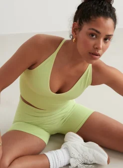 Tank Tops Og Trenings Tank Tops|Seamless Tank Tops^AIM’N Shape Seamless Cross Back Bralette Matcha