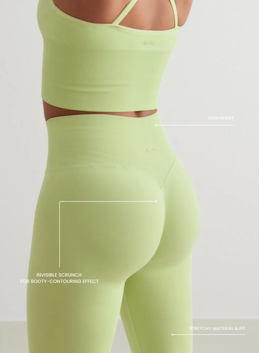 Treningstights|Seamless Tights^AIM’N Shape Seamless Tights Matcha