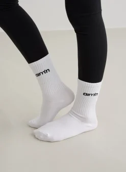 Sokker^AIM’N Midnight Plum Young Aim'n Logo Socks 3-pack