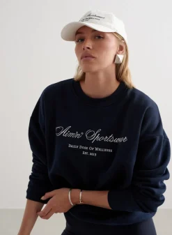 Langermede Skjorter|Sweatshirts^AIM’N Heritage Sweatshirt Navy