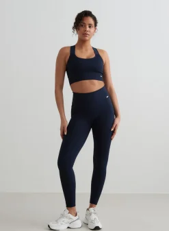 Ribbed Sports Bras|High Support^AIM’N High Support Ribbed Bra Navy