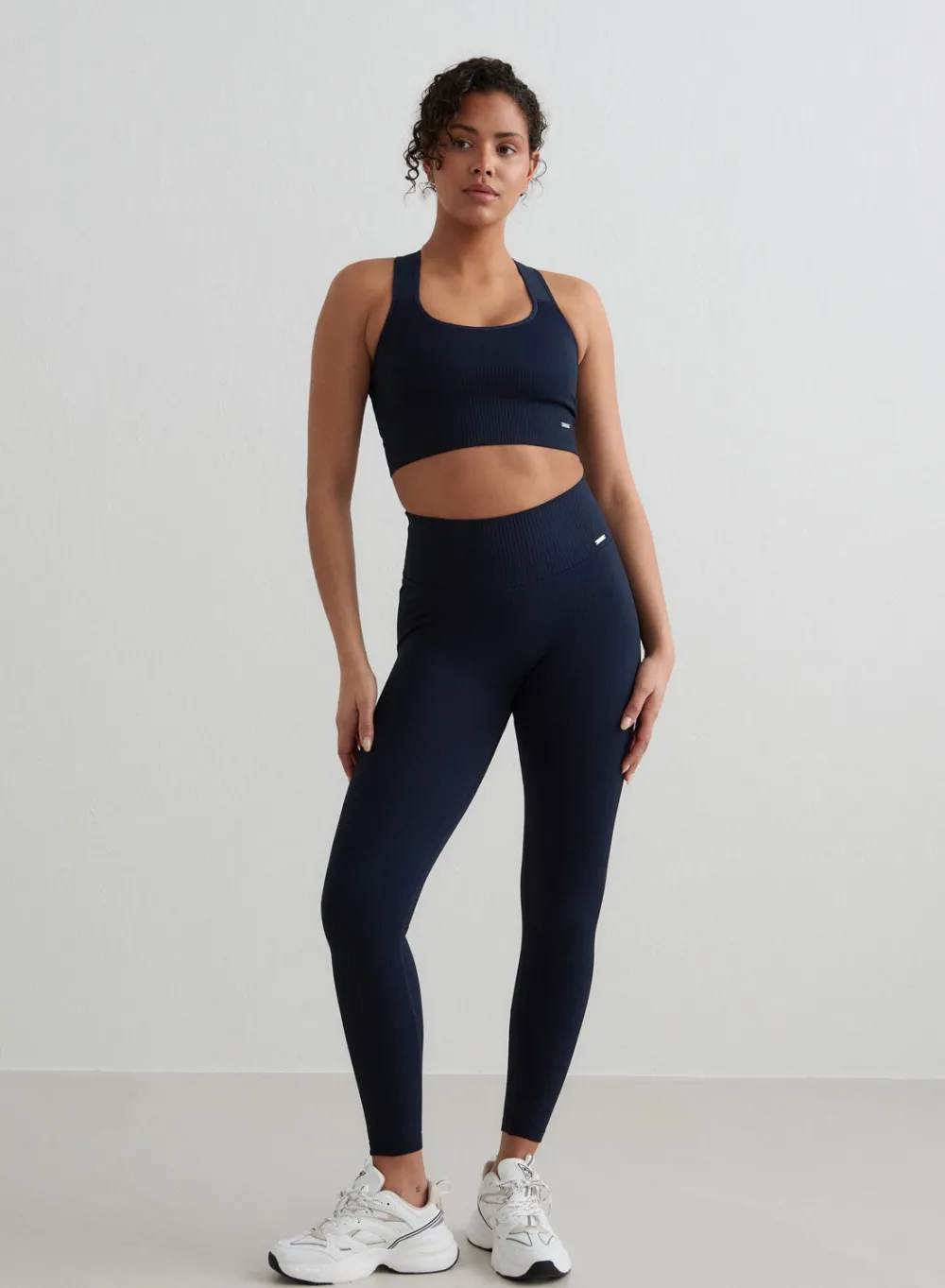 Ribbed Sports Bras|High Support^AIM’N High Support Ribbed Bra Navy