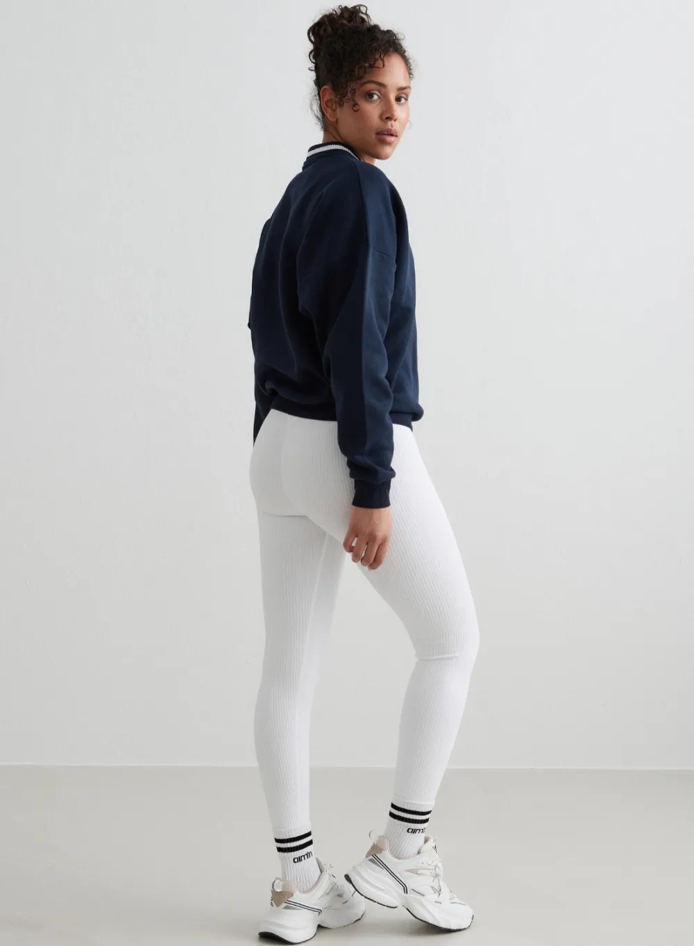 Sweatshirts|Gensere^AIM’N Navy Pitch V-neck Sweatshirt