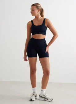 All Biker Shorts^AIM’N Ribbed Midi Biker Shorts Navy