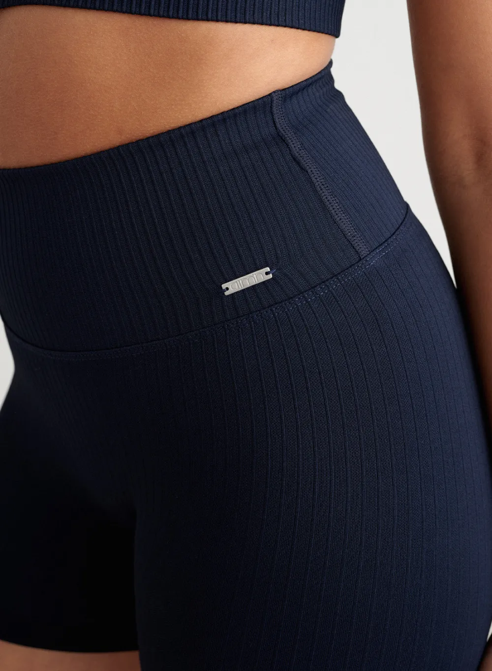 All Biker Shorts^AIM’N Ribbed Midi Biker Shorts Navy
