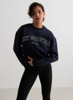 Langermede Skjorter|Sweatshirts^AIM’N Navy Varsity Sweatshirt