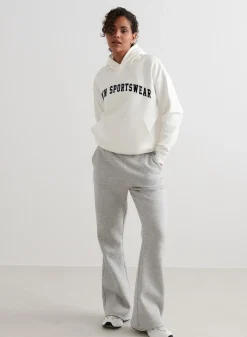 Langermede Skjorter|Sweatshirts^AIM’N Off-White Varsity Sweat Hood Off white