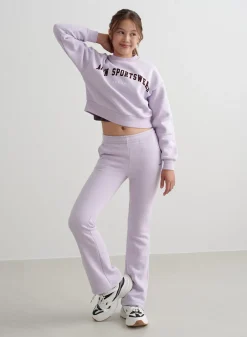 Workout Pants^AIM’N Young Flare Sweatpants Pale lavender