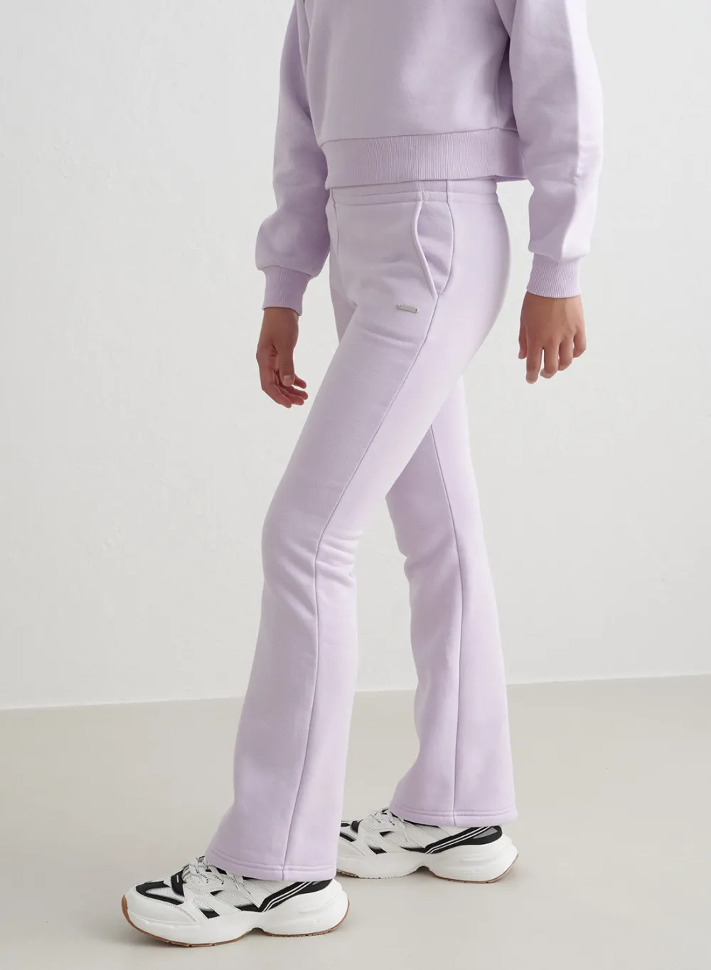 Workout Pants^AIM’N Young Flare Sweatpants Pale lavender
