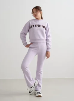 Workout Pants^AIM’N Young Flare Sweatpants Pale lavender