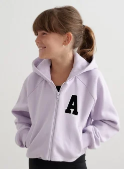 Løpejakker^AIM’N Young Sweat Zip Hood Pale lavender