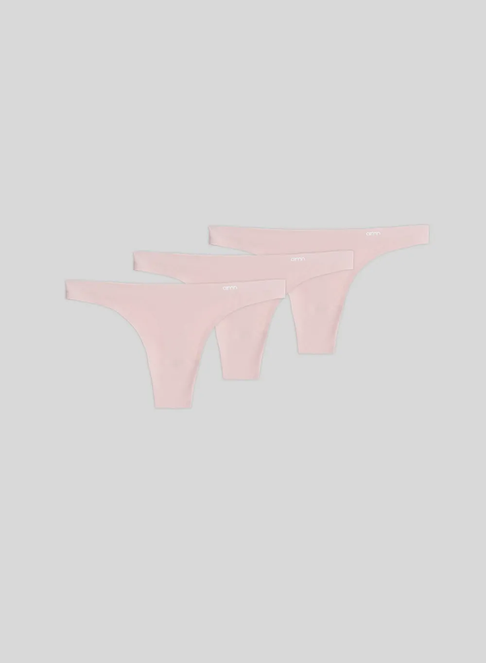 Truser^AIM’N Invisible Thong 3-pack Pale pink
