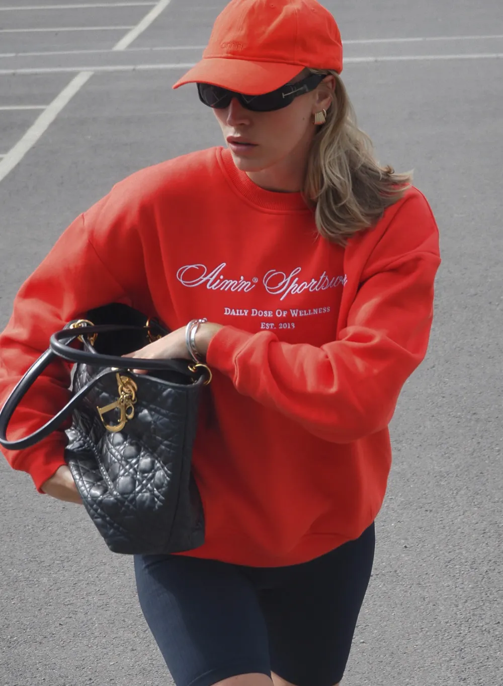Langermede Skjorter|Sweatshirts^AIM’N 90's Red Heritage Sweatshirt 90s-red