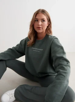 Langermede Skjorter|Sweatshirts^AIM’N Serif Sweatshirt Sage