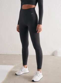 Treningstights|Ribbete Tights^AIM’N Ribbed Seamless Tights Shadow grey