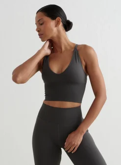 Tank Tops Og Trenings Tank Tops|Seamless Tank Tops^AIM’N Shape Seamless Cross Back Bralette Shadow grey