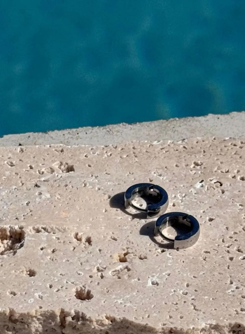 Vanntette Smykker^AIM’N Waterproof Hoop Earrings Silver