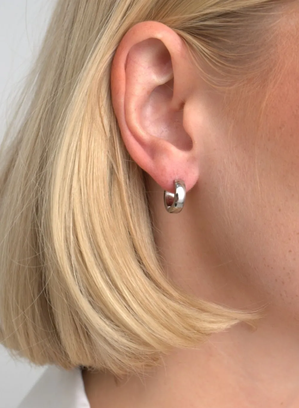 Vanntette Smykker^AIM’N Waterproof Hoop Earrings Silver