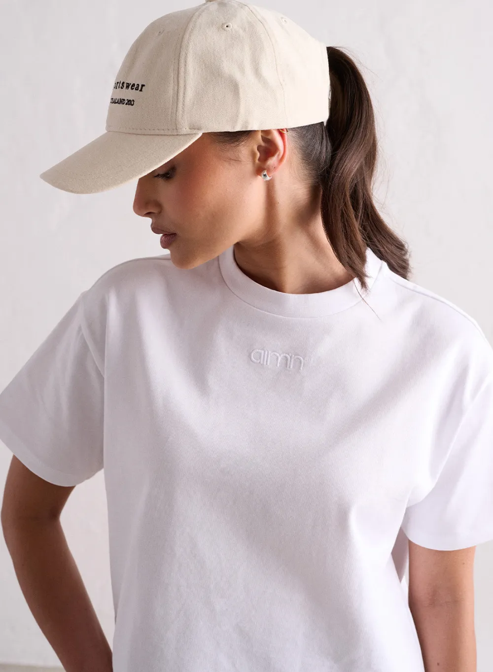 T-skjorter|T-shirts Til Hverdags^AIM’N White Boxy T-shirt