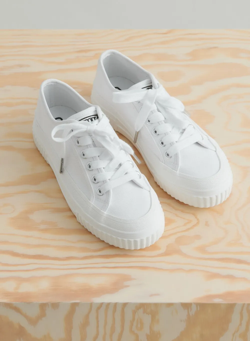 Sneakers^AIM’N Cotton Canvas Sneakers White