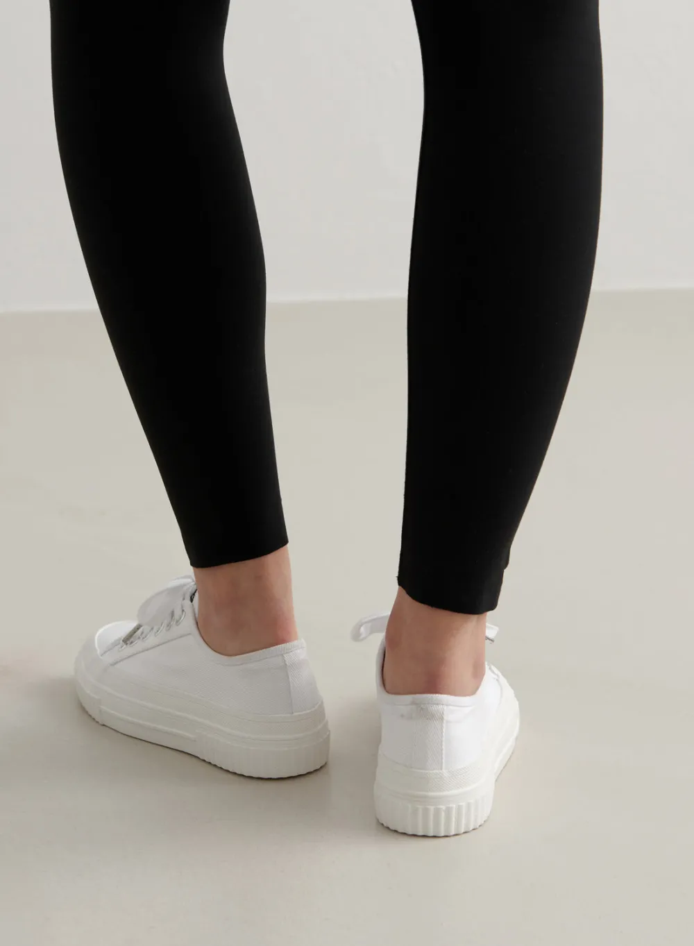 Sneakers^AIM’N Cotton Canvas Sneakers White