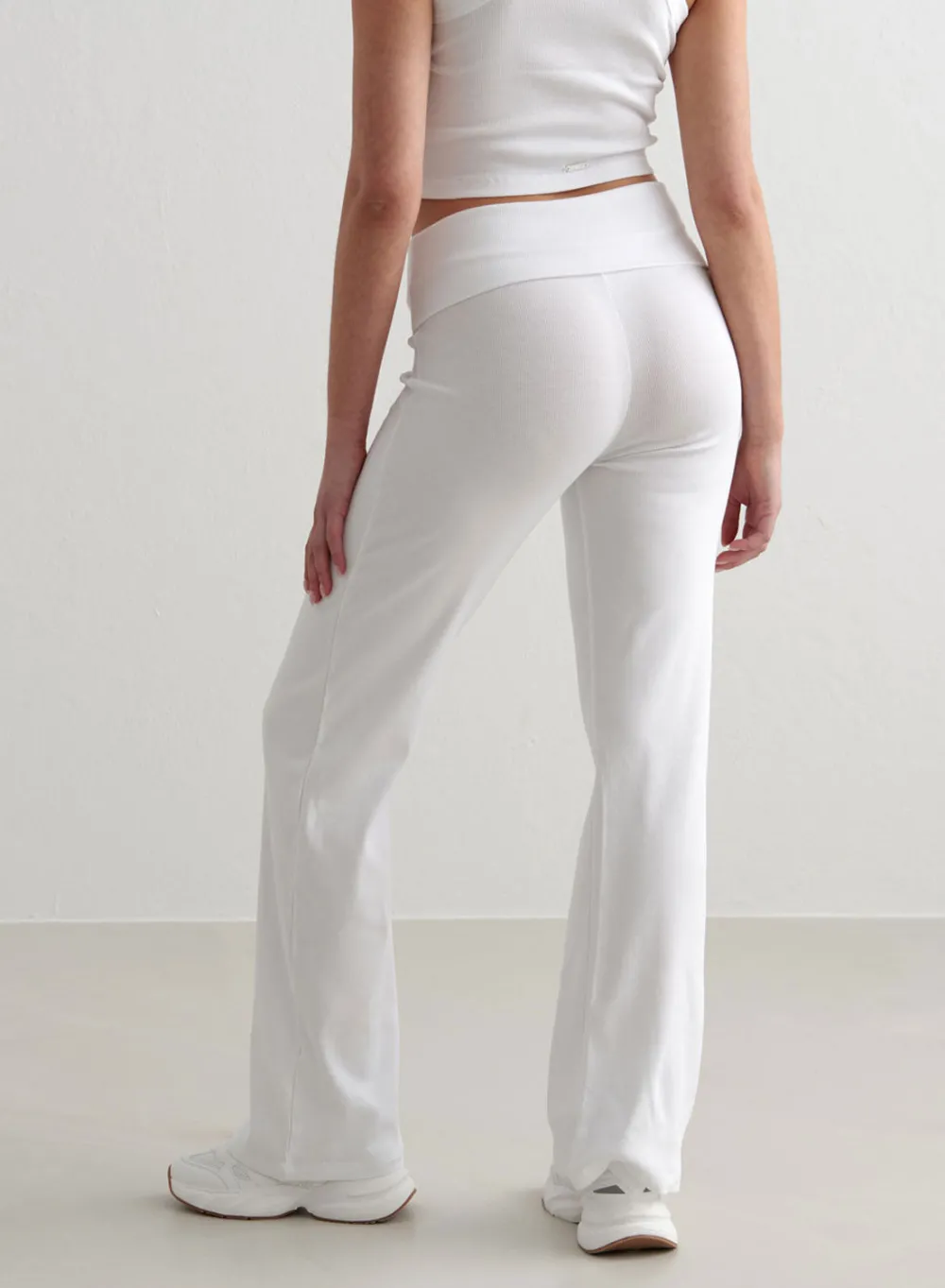 Myke Bukser|Sweatpants^AIM’N Ease Ribbed Pants White