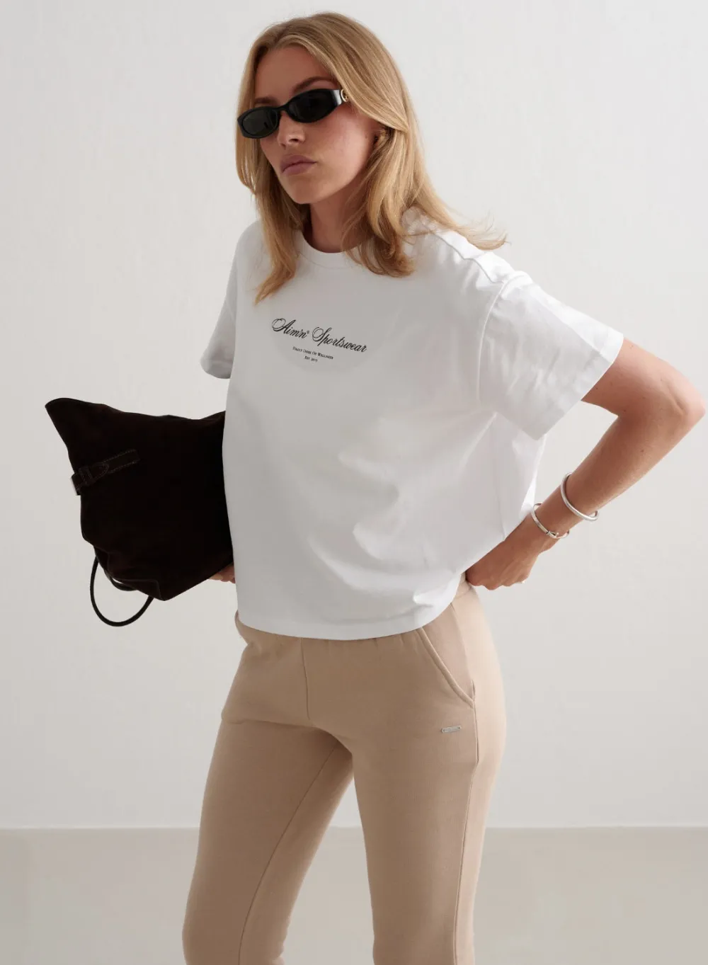 T-skjorter|T-shirts Til Hverdags^AIM’N Heritage Boxy T-shirt White