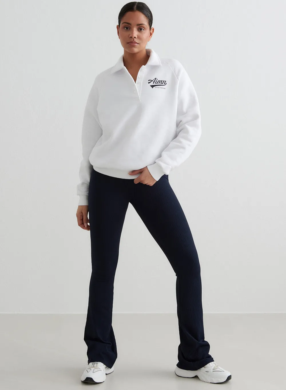 Sweatshirts|Gensere^AIM’N Pitch Polo Sweatshirt White
