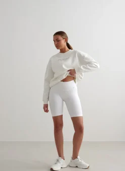 Seamless Biker Shorts|All Biker Shorts^AIM’N Ribbed Seamless Biker Shorts White