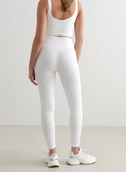 Treningstights|Ribbete Tights^AIM’N Ribbed Seamless Tights White