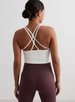 Strap Bras|Tank Tops Og Trenings Tank Tops^AIM’N Sculpting Strappy Bralette White