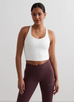 Strap Bras|Tank Tops Og Trenings Tank Tops^AIM’N Sculpting Strappy Bralette White