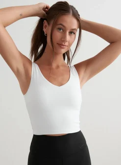 Tank Tops Og Trenings Tank Tops|Workout Tank Tops^AIM’N Sense Bralette White