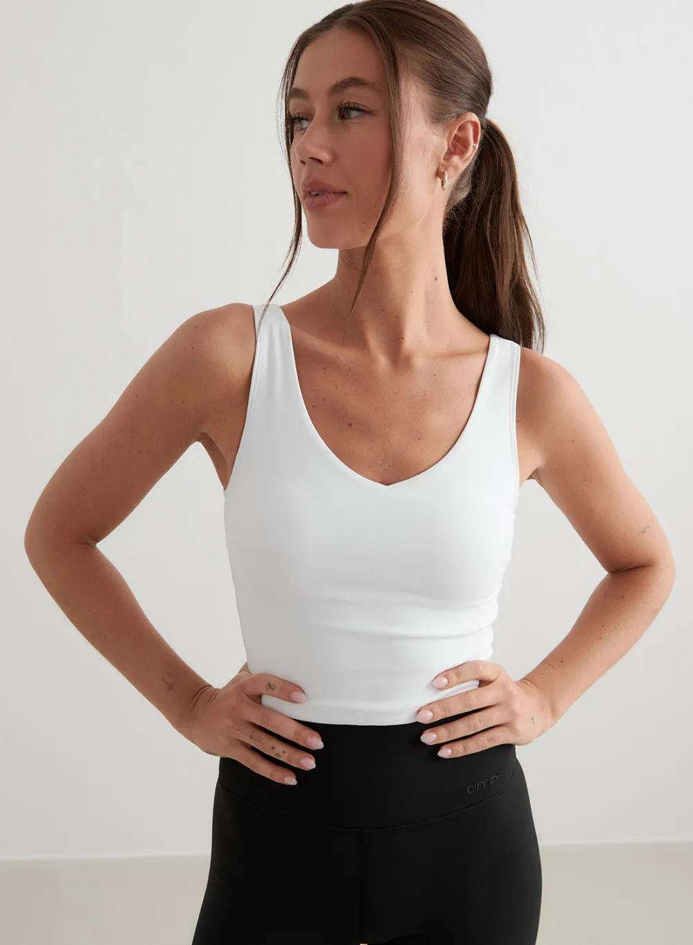 Tank Tops Og Trenings Tank Tops|Workout Tank Tops^AIM’N Sense Bralette White