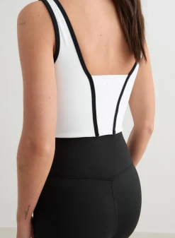 Tank Tops Og Trenings Tank Tops^AIM’N White Sense Zipped Bralette