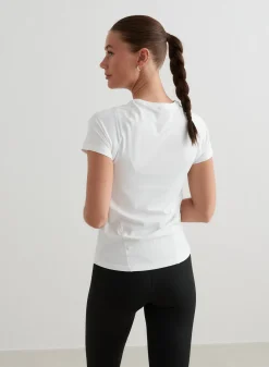 T-skjorter|Trenings-T-shirts^AIM’N Soft Basic Short Sleeve White