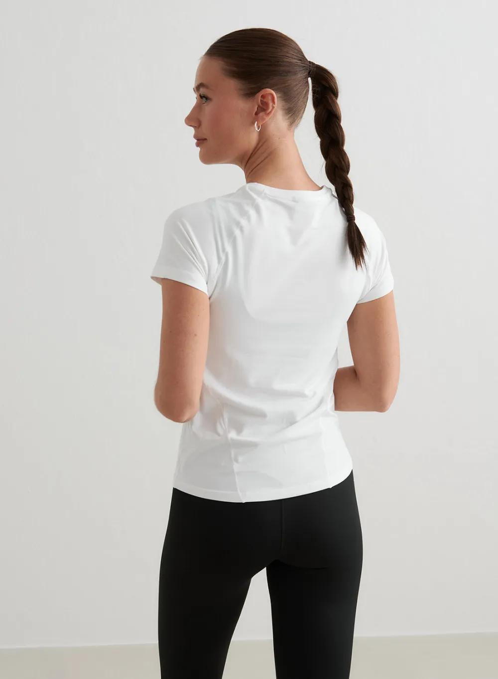 T-skjorter|Trenings-T-shirts^AIM’N Soft Basic Short Sleeve White